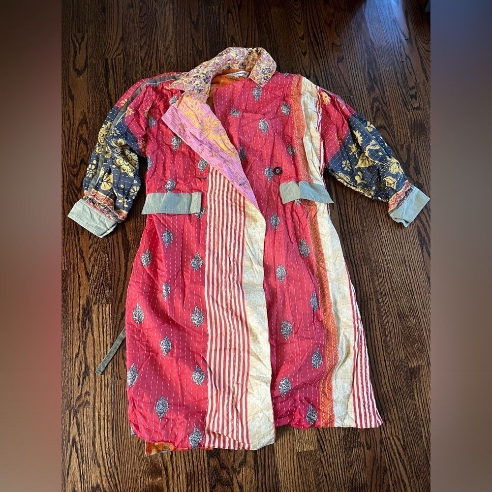 FREE PEOPLE Island Bright Duster size S - Picture 5 of 8